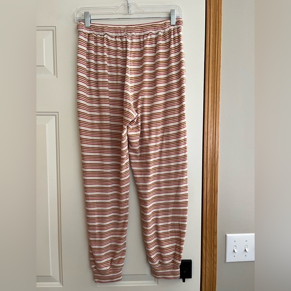 Madewell honeycomb cotton pajama/ lounge stripe pants. Size small - Picture 2 of 11